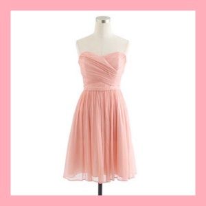 Peach/Blush chiffon bridesmaid dress
